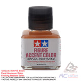 Tamiya Panel Line Accent Color 40ml (Gray, Dark Gray, Light Gray, Black, Brown, Dark Brown, Pink Brown, Orange Brown, Deep Brown)