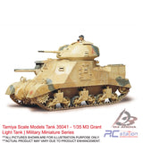 Tamiya Scale Models Tank #35041 - 1/35 M3 Grant Light Tank | Military Miniature Series
