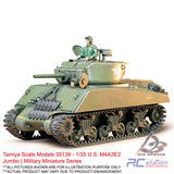 Tamiya Scale Models #35139 - 1/35 U.S. M4A3E2 Jumbo | Military Miniature Series