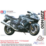 Tamiya Scale Models #14111 - 1/12 Kawasaki ZZR1400 | Motorcycle Series