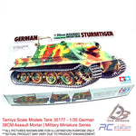 Tamiya Scale Models Tank #35177 - 1/35 German 38CM Assault Mortar | Military Miniature Series