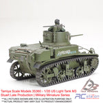 Tamiya Scale Models #35360 - 1/35 US Light Tank M3 Stuart Late Production | Military Miniature Series