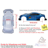 Team C Clear Body Shell TC303 1/10 Ford Focus WRC 2003 (Width 190mm, WheelBase 258mm)