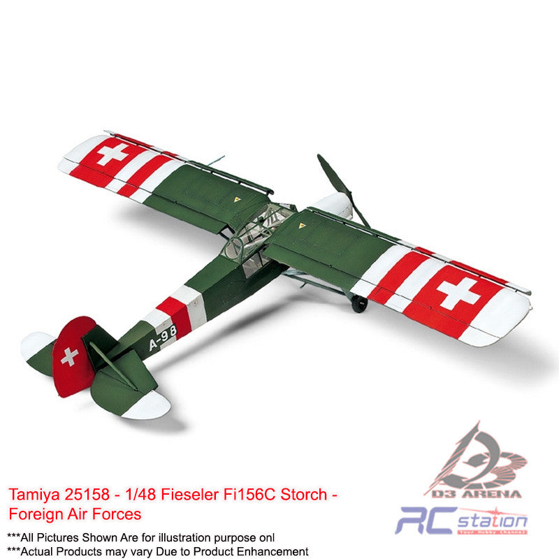 Tamiya Fieseler Fi156C 'Storch' 1/48 Avec Masques Eduard - Maquette Avion Militaire