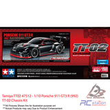 Tamiya TT02 #47512 - 1/10 Porsche 911 GT3 R (992) TT-02 Chassis Kit