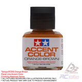 Tamiya Panel Line Accent Color 40ml (Gray, Dark Gray, Light Gray, Black, Brown, Dark Brown, Pink Brown, Orange Brown, Deep Brown)