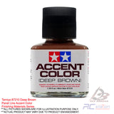 Tamiya Panel Line Accent Color 40ml (Gray, Dark Gray, Light Gray, Black, Brown, Dark Brown, Pink Brown, Orange Brown, Deep Brown)