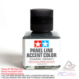 Tamiya Panel Line Accent Color 40ml (Gray, Dark Gray, Light Gray, Black, Brown, Dark Brown, Pink Brown, Orange Brown, Deep Brown)