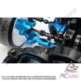 Yeah Racing #TATT-010BU - Yeah Racing Aluminum Track Width Adjustable Rear Lower Suspension Arm for TATT-S03 (Tamiya TT02 RWD) Blue