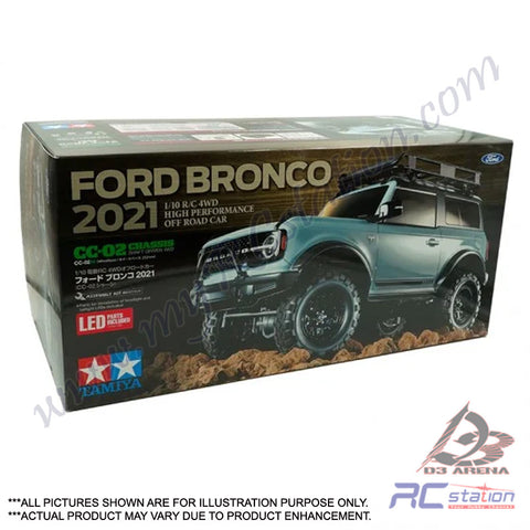 Tamiya CC02 #58705 - 1/10 R/C Ford Bronco 2021 (CC-02) [58705]