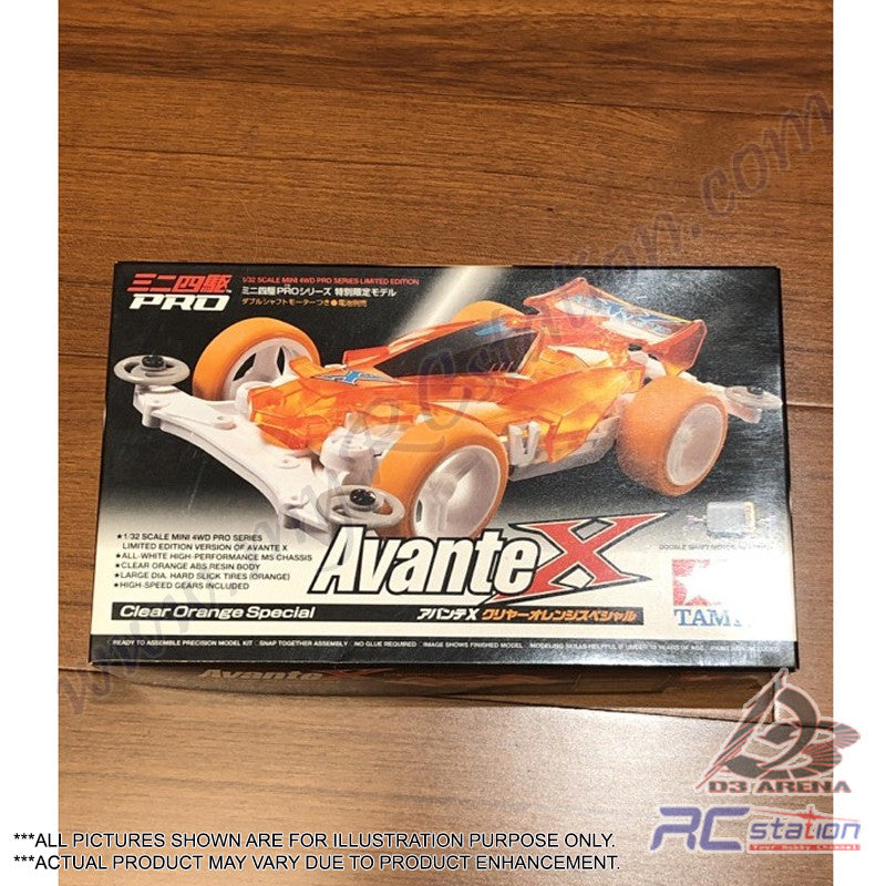 Tamiya #94776 - JR Avante X - Clear Special Orange, MS Chassis
