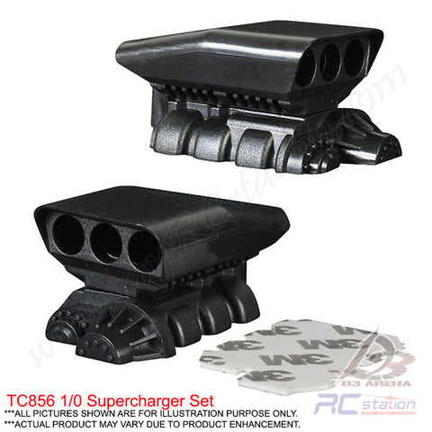 TeamC Racing Body Shell TC856 1/0 Supercharger Set For 1/10 Muscle Car Body