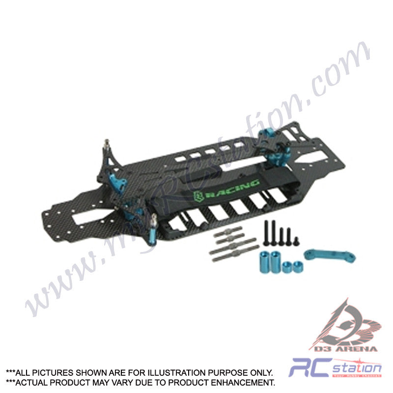 3Racing #TB03-16 Graphite Conversion Kit For TB-03 #TB03-16 – RC