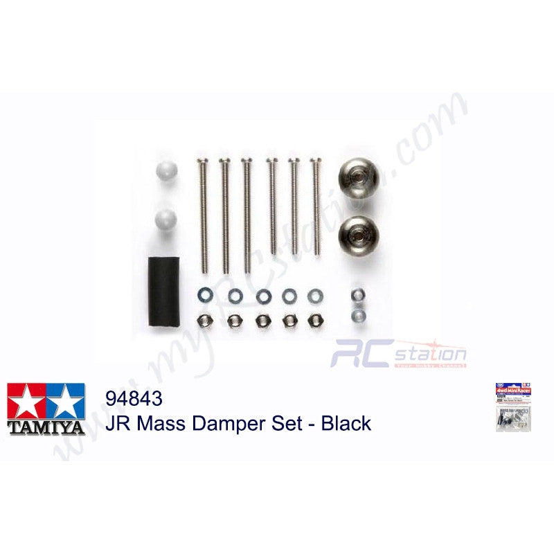 Tamiya Mass Damper Set Heavy (Metallo) Per Mini 4WD, Modello 15401, Peso 25g, Accessorio Tuning - 5