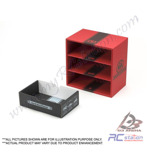Tamiya #95503 - Basic Mini 4WD Box Cabinet (w/One Box) [95503]