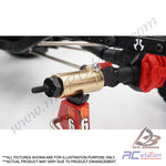 Yeah Racing #AXSC-007 - Yeah Racing Brass Rear Axle Lock Out 2pcs For Axial SCX10 II