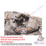 Tamiya Scale Models Tank #32519 - 1/48 US Tank Destroyer M10 Mid Production [32519]