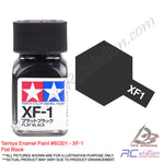 Tamiya Enamel Paint XF-1 Flat Black #80301