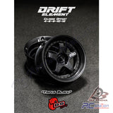 DS Racing Drift Element I Wheel Rim - Adjustable Offset (2pcs) Black