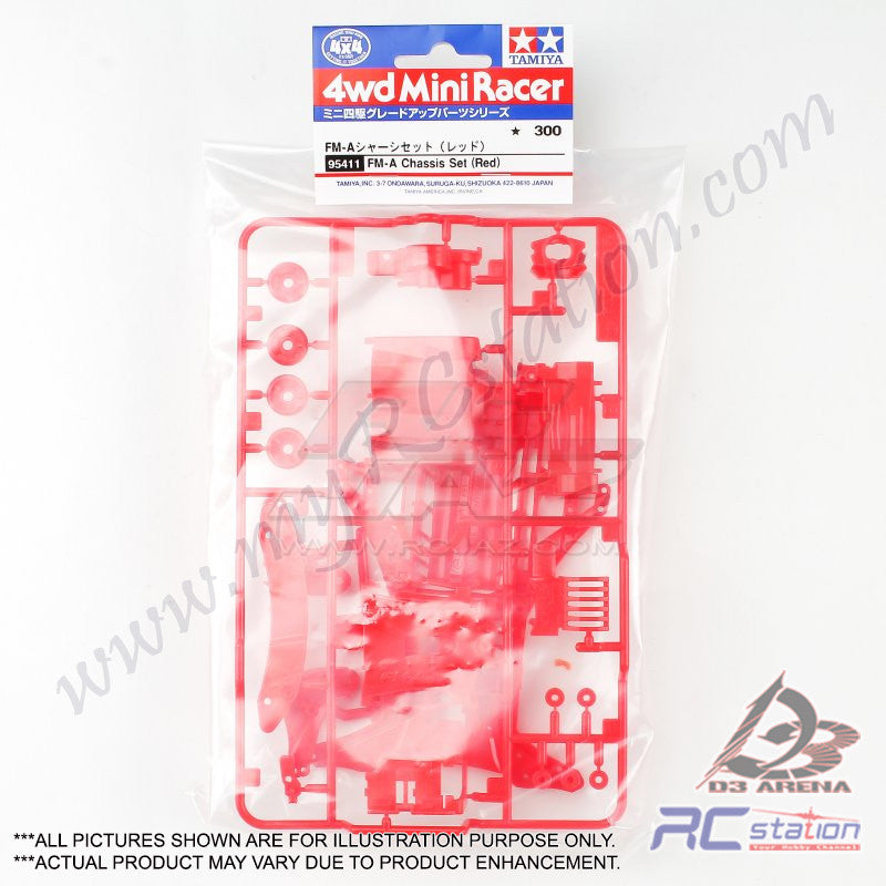 Tamiya #95411 - FM-A Chassis (Red) [95411] – RC Station & D3 Arena