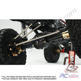Yeah Racing #AXSC-011BK - Yeah Racing Hard Coated Alloy Front/Rear Axle Housing For AXIAL SCX10 II Black VER.2
