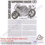 Tamiya Scale Models Motorcycle #14063 - 1/12 Ducati 888 [14063]