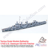 Tamiya Scale Models Battleship #31902 - 1/700 U.S. Destroyer DD-445 Fletcher [31902]