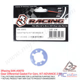 3RACING Cero 38T Gear Differential, Housing, Pulley, Outer Joint, Gasket For Cero KIT-ADVANCE 21M #SAK-A567 SAK-A567A SAK-A567B SAK-A567C SAK-A567D