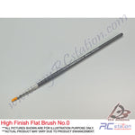 Tamiya High Finish Flat Brush #87045 87046 87047 - High Finish Flat Brush No.02 No.0 No.2 [87045 87046 87047]