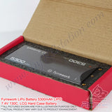Fyrrework RC LiPo Battery 5300mAh LIPO 7.4V 130C, LCG Hard Case Battery Value Pack