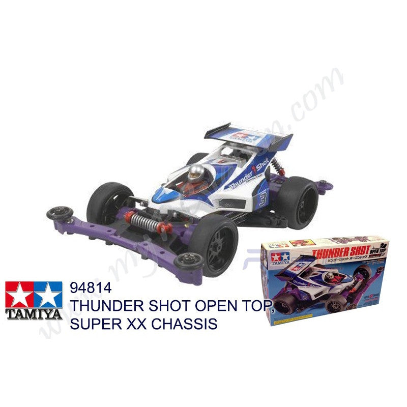 タマミページ Tamiya #94814 - Thunder Shot Open Top, SUPER XX CHASSIS
