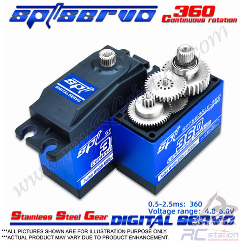 SPT 360 Continuous Servo SPT5535LV-360 35KG Continuous Turning / High Torque /Digital for Winch, Robotic