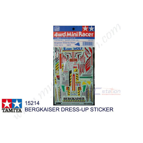 Tamiya #15214 - Bergkaiser Dress-Up Sticker Set for 19420 [15214]