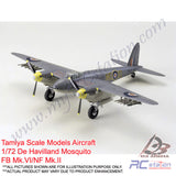 Tamiya Scale Models Aircraft #60747 - 1/72 De Havilland Mosquito FB Mk.VI/NF Mk.II [60747]