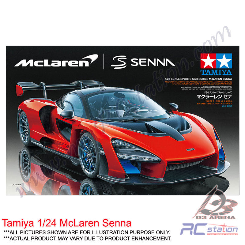 Tamiya Model #24355 - 1/24 McLaren Senna [24355] – RC Station & D3 Arena,  Malaysia (wholesale only)