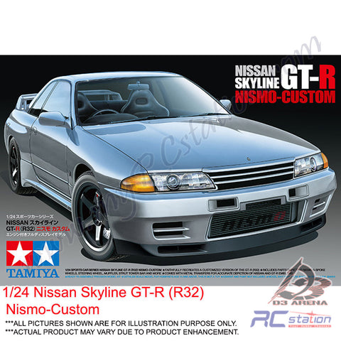 Tamiya Model #24341 - 1/24 Nissan Skyline GT-R (R32) Nismo-Custom [24341]
