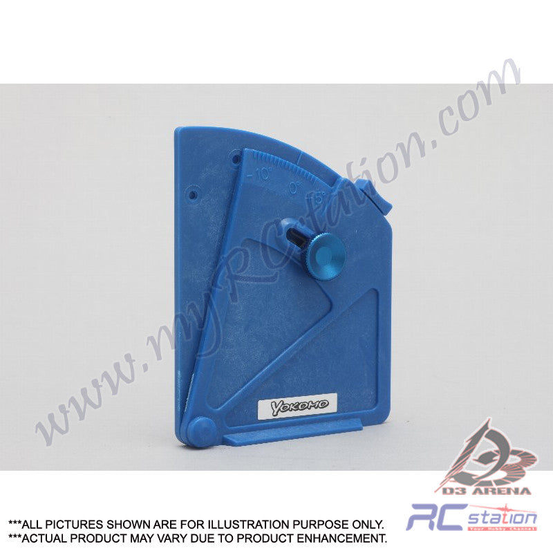 Yokomo Camber Gauge Pro - Blue Yokomo Camber Gauge Pro - Blue