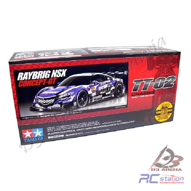 Tamiya TT02 #58599 TT-02 | 1/10 Raybrig NSX Concept-GT [58599