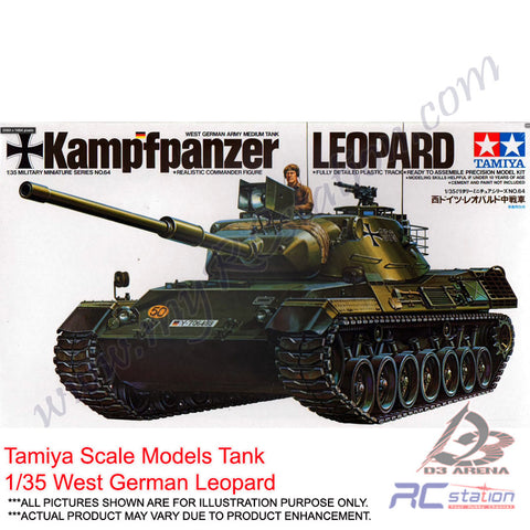 Tamiya Scale Models Tank #35064 - 1/35 West German Leopard [35064]