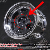 DS Racing Scale Nut Short Type for Drift Element Wheels