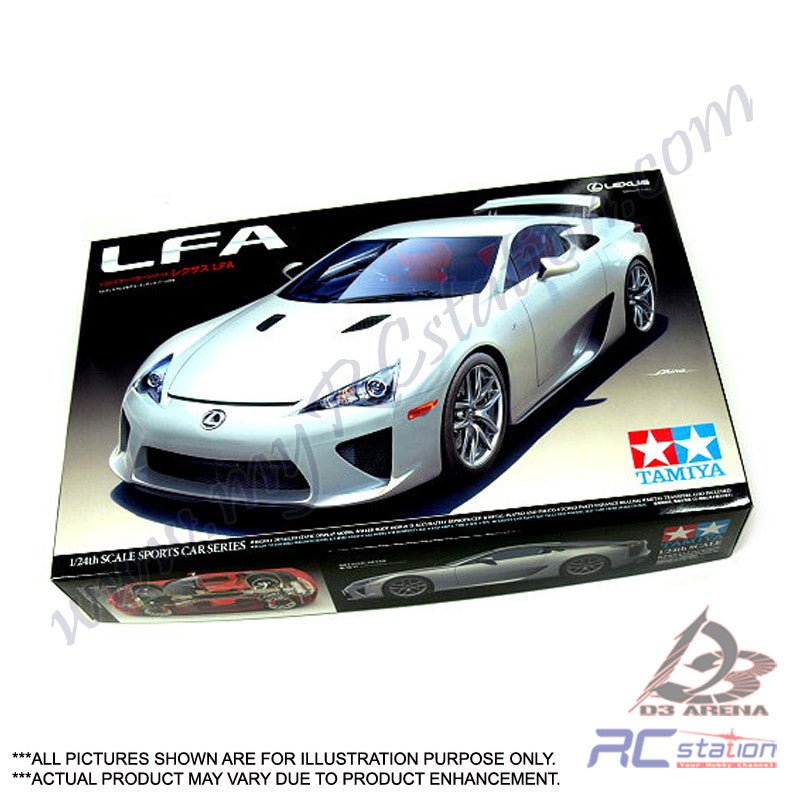 Tamiya Model #24319 - 1/24 Scale Sports Car Lexus LFA [24319] – RC
