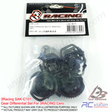 3RACING Cero Gear Differential Set, Outer Joint, Housing, Spacer For 3RACING Cero #SAK-C101 SAK-C101/A SAK-C101/B SAK-C101/C SAK-C101D