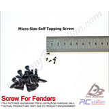Body Shell Fender Screw 1/10 , Fender Screw, Self Tapping Screw M1.4x3mm 100± pcs