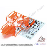 Tamiya #95511 - DCR-02 Fluorescent Orange Body Set [95511]