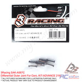 3RACING Cero 38T Gear Differential, Housing, Pulley, Outer Joint, Gasket For Cero KIT-ADVANCE 21M #SAK-A567 SAK-A567A SAK-A567B SAK-A567C SAK-A567D