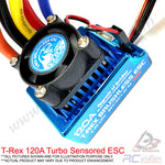 RC 1/10 ESC T-Rex 120Amp Brushless Sensored ESC w/ Turbo