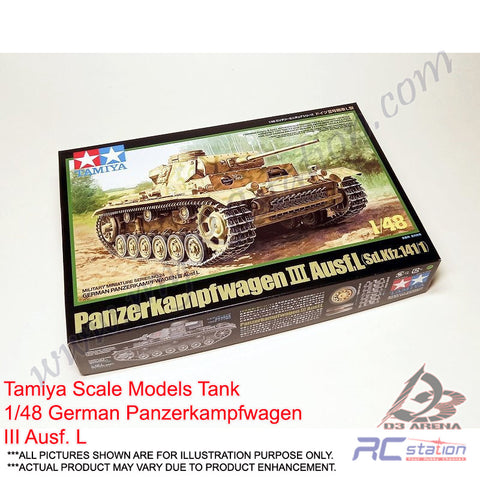 Tamiya Scale Models Tank #32524 - 1/48 German Panzerkampfwagen III Ausf. L [32524]