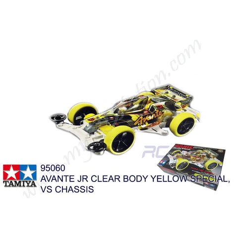 Tamiya #95060 - Avante Jr. Clear Body - VS Chassis Yellow Special [95060]