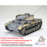 Tamiya Scale Models Tank #25159 - 1/35 German Panzerkampfwagen Iii W/Aber Pe Parts/Gun Barrel [25159]