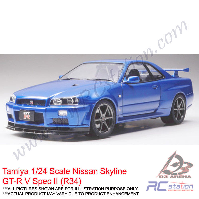 Tamiya - 24258 - Maquette - Nissan Skyline GTR-V - Echelle 1:24 :  : Jeux et Jouets
